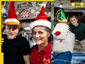 ‘You brought…’: Astronaut Sunita Williams wears Santa hat and celebrates Christmas in space, video sparks debate